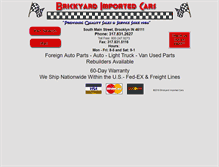 Tablet Screenshot of brickyardimportedcars.com
